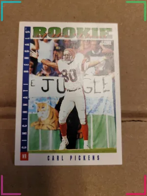 Score 1993 Score Carl Pickens #418 Cincinnati Bengals RC