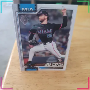 2026 Topps Series 2 Base 583 Josh Simpson, Miami Marlins RC