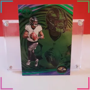 2024 Panini Illusions Lamar Jackson #8 Emerald