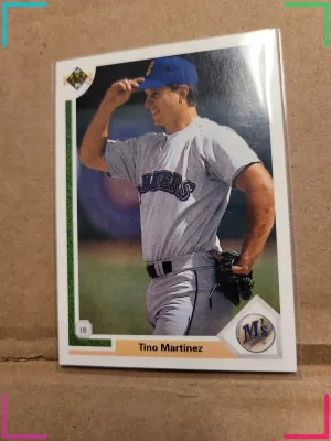 Tino Martinez 1991 Upper Deck - #553 Mariners Yankees Baseball
