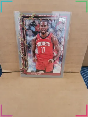 Tari Eason 2025-26 Topps Holiday Glitter #H144 Rockets