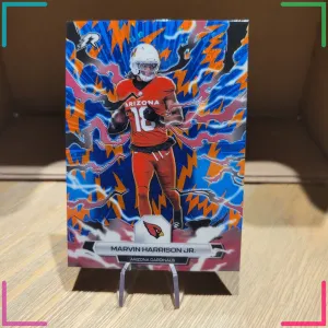 Marvin Harrison JR. 2025 Topps Resurgence #2 Blue/Orange Spark