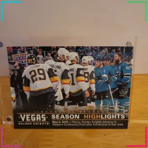 2017-18 Upper Deck Vegas Golden Knights - Season Highlights Vegas Golden Knights
