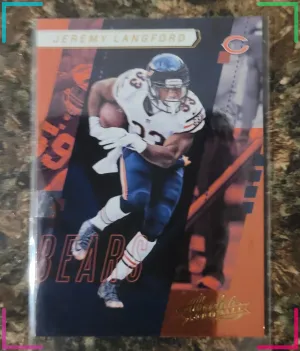 Jeremy Langford 2017 Panini Absolute #47 Chicago Bears Football Card