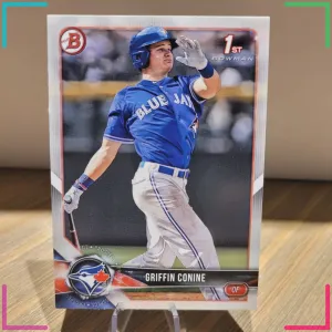 GRIFFIN CONINE - 2018 Bowman Draft Base # BD-153 Toronto Blue Jays 1st Bowman!
