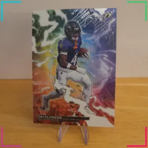 Topps 2026 Zay Flowers CB-25 Baltimore Ravens Circuit Breakers Insert Card