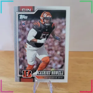 Topps 2026 Cashius Howell Rookie RC Cincinnati Bengals Football NFL #357