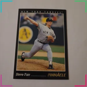 1993 Pinnacle #196 Yankees Steve Farr Baseball Card