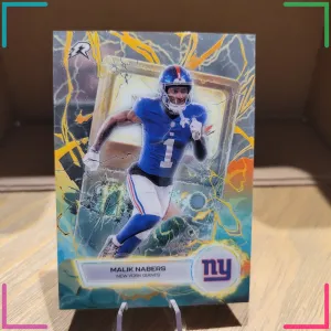 Topps Voltaic Malik Nabers New York Giants VT-23 Insert Card 2026
