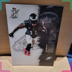 AJ Brown 2025 Topps Signature Class Football #93 Phi Eagles