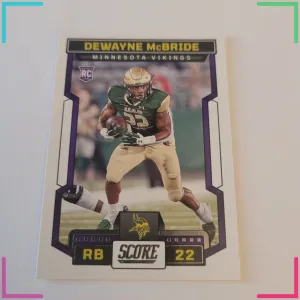 DeWayne McBride .. ROOKIE .. UAB / Minnesota Vikings .. 2023 Score Card 333