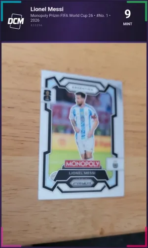 Lionel Messi - Monopoly Prizm FIFA World Cup 26 - #No. 1 - 2026 - DCM 9 - Mint