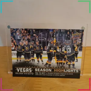 2017-18 Upper Deck Vegas Golden Knights - Season Highlights Vegas Golden Knights