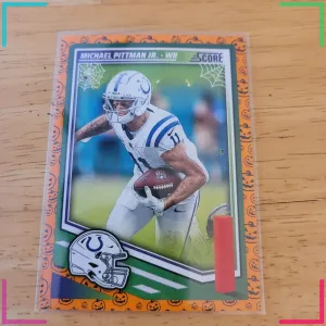 2025 Score A Treat Football Pumpkin #246 Michael Pittman Jr Colts