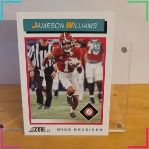 2022 Score - 1992 Throwback Rookie Jameson Williams #TB9 Red (RC)