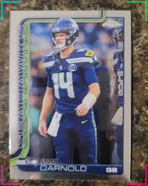 Topps Chrome Sam Darnold Seattle Seahawks 2025 Base Set #275 Football Card