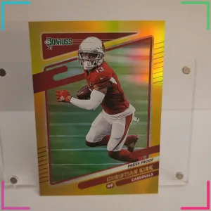 Christian Kirk 2021 Donruss Football Premium Gold Press Proof #194 Cardinals