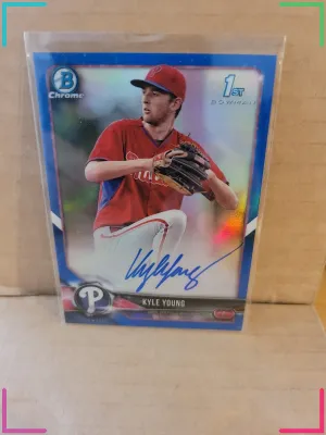 2018 Bowman Chrome Prospect Autographs #CPA-KY Kyle Young Philadelphia Phillies