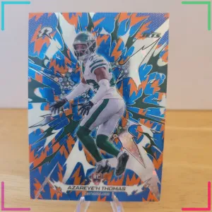 Topps Azareye'h Thomas- Resurgence Rookie Blue & Orange Spark #174 NY Jets 2026