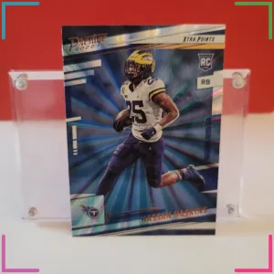 2022 Panini Prestige Xtra Points Hassan Haskins #348 Blue sunburst RC