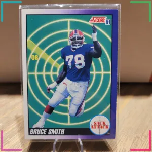 1991 Score - Sack Attack Bruce Smith #660