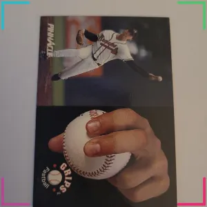 STEVE AVERY 1992 PINNACLE GRIPS CARD NEAR MINT+ CONDITION