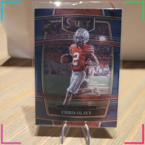 2022 Panini Select Draft Picks - Concourse Chris Olave #5 Blue (RC)