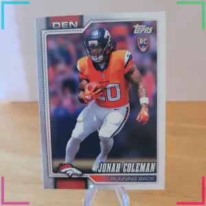 Jonah Coleman Rookie Card 2026 Topps Flagship Football Denver Broncos #312