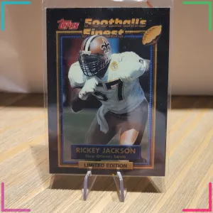 1992 Topps Football's Finest - Rickey Jackson #12