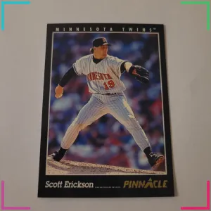 1993 Pinnacle #163 Scott Erickson Minnesota Twins