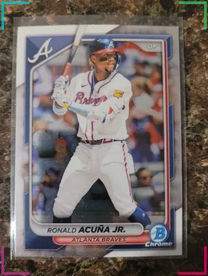 2024 Bowman Chrome Ronald Acuna Jr. #29 Atlanta Braves #SATL