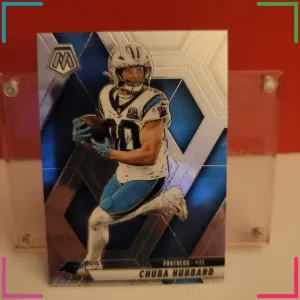 2025 Panini Mosaic Chuba Hubbard #193 Blue
