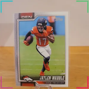 Topps 2025 Jaylen Waddle #125 Base Set Denver Broncos Football Card