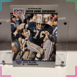 1990 Pro Set Super Bowl XXV Silver Anniversary - John Niland #68
