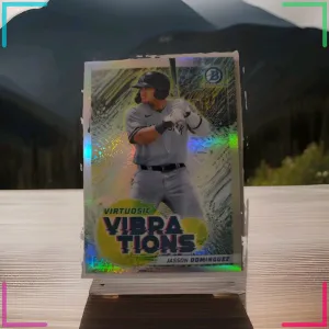 2022 Bowman Chrome Virtuosic Vibrations Jasson Dominguez New York Yankees