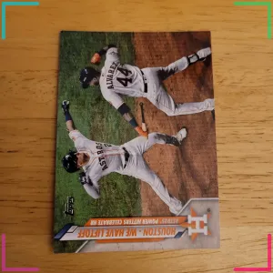 2020 TOPPS UPDATE ALEX BREGMAN YORDAN ALVAREZ #7 HOUSTON ASTROS