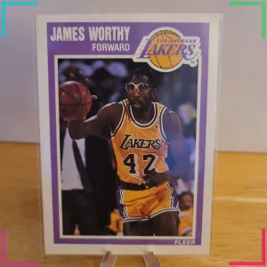 1989-90 Fleer - James Worthy #80