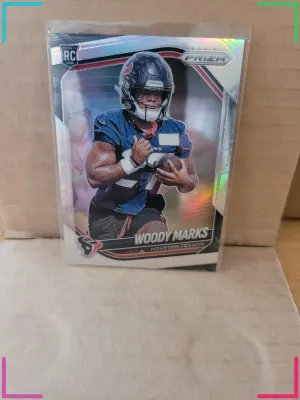 Woody Marks 2025 Panini Prizm - Rookies Houston Texans #395 Silver Prizm (RC)