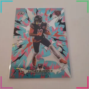 2025 Topps Resurgence Luther Burden #117 Teal Pink Refractor (RC) Bears