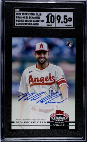2024 Topps Stadium Club Nolan Schanuel SGC 9.5