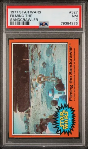 1977 Star Wars Filming The Sandcrawler PSA 7 #327