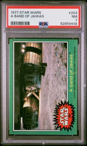 1977 Star Wars A Band Of Jawas PSA 7 #203