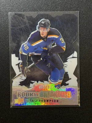2017-18 Upper Deck Series 2 Tage Thompson Rookie Breakouts Rookie /100 #RB9