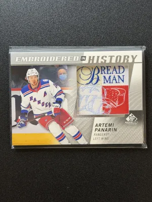 2021-22 Upper Deck SP Game Used Artemi Panarin Embroidered in History Patch #5
