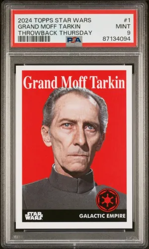 2024 Topps Star Wars Throwback Thursday Grand Moff Tarkin PSA 9 #1