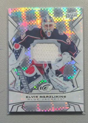2022-23 Upper Deck Series 1 Elvis Merzlikins Game Jersey Relic #72