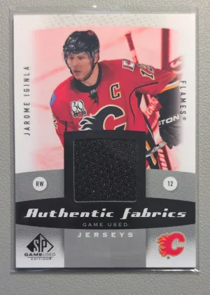 2010-11 Upper Deck SP Game Used Jarome Iginla Authentic Fabrics Relic #AF-JI