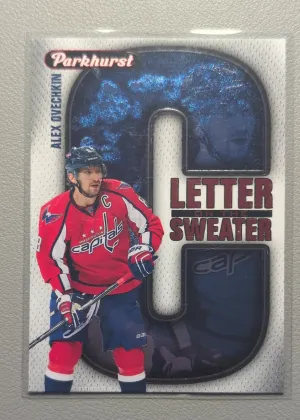 2016-17 Upper Deck Parkhurst Alex Ovechkin Letter on the Sweater Relic #LS7