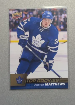 2017-18 Upper Deck Top Rookies Auston Matthews Rookie #R-1