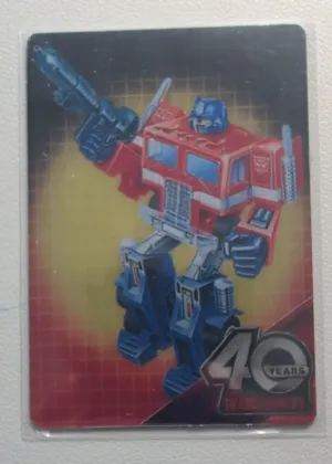 2024 Dynamite Transformers 40th Anniversary Optimus Prime Premium Metal #1